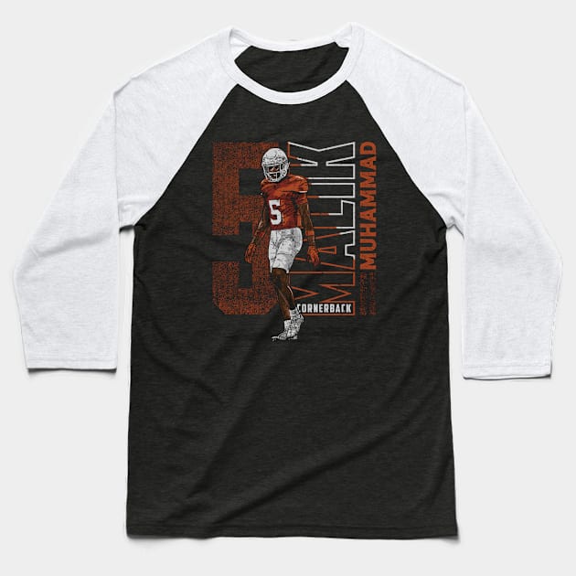 Malik Muhammad College Name Baseball T-Shirt by ClarityMacaws